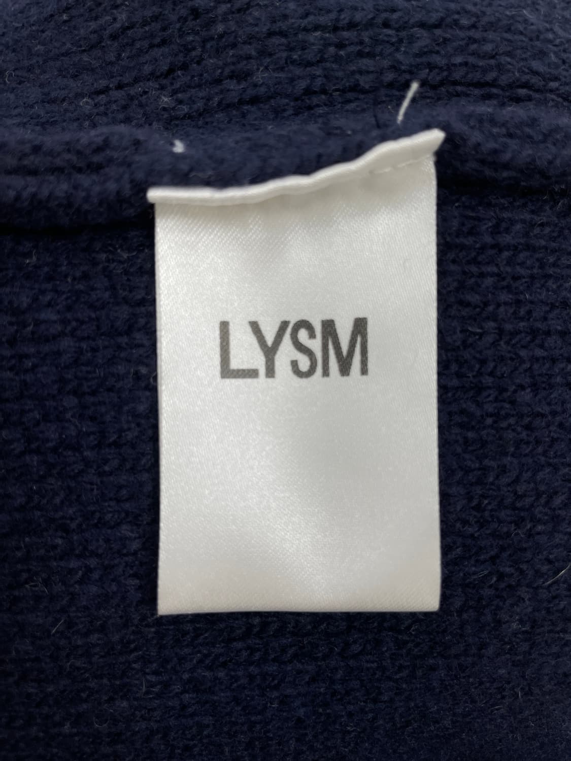 LYSM 캐시미어 혼방 바시티 니트 가디건 상품이미지8