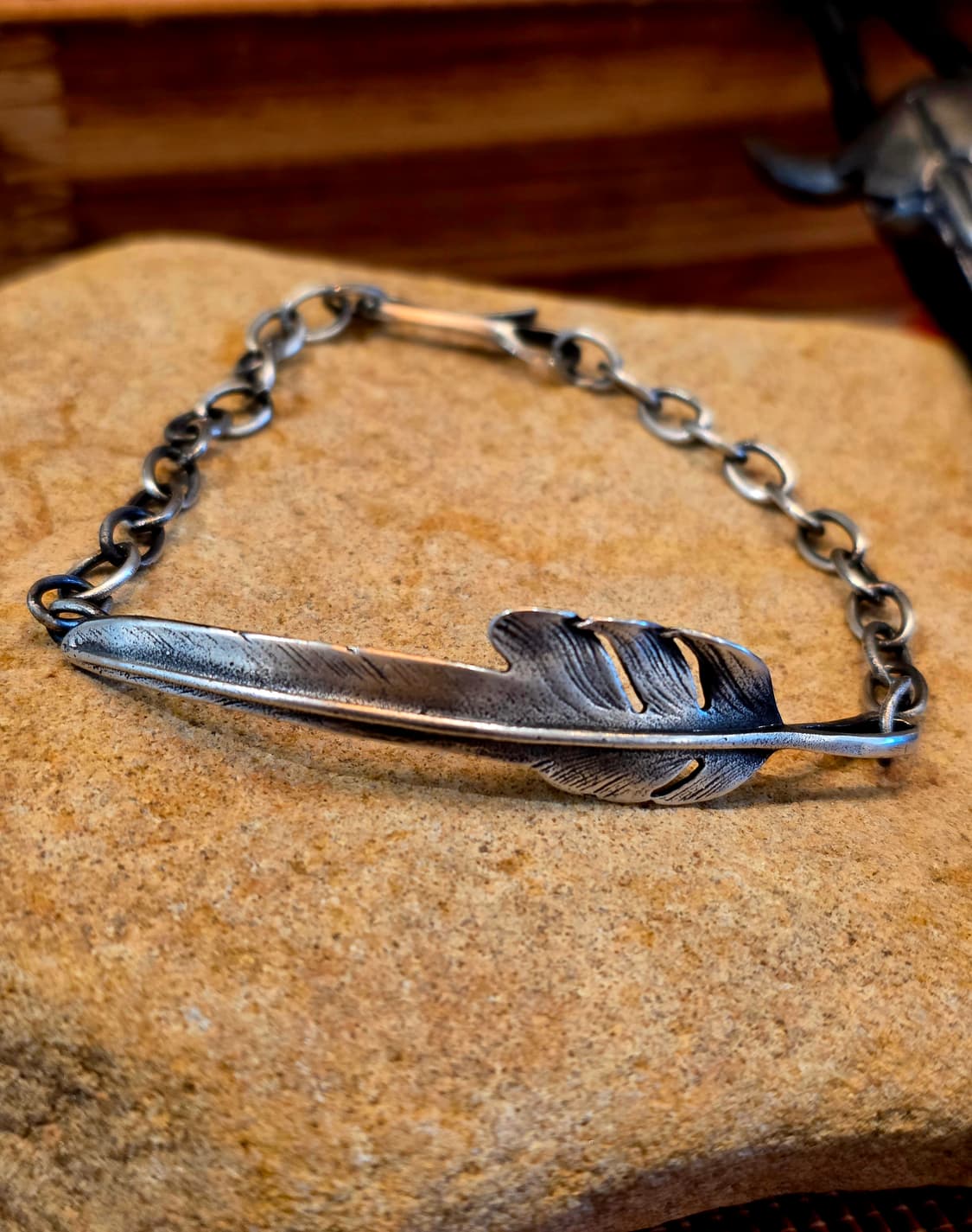 Silver925 American Feather Bracelet 상품이미지3