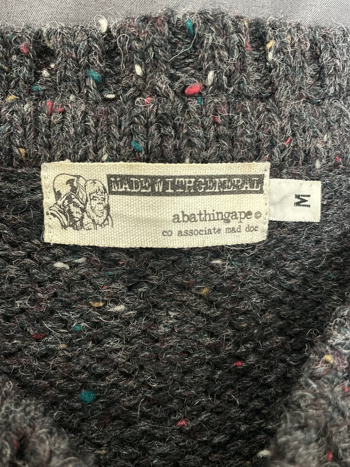 90s 베이프 OG 울 스웨터 상품이미지3