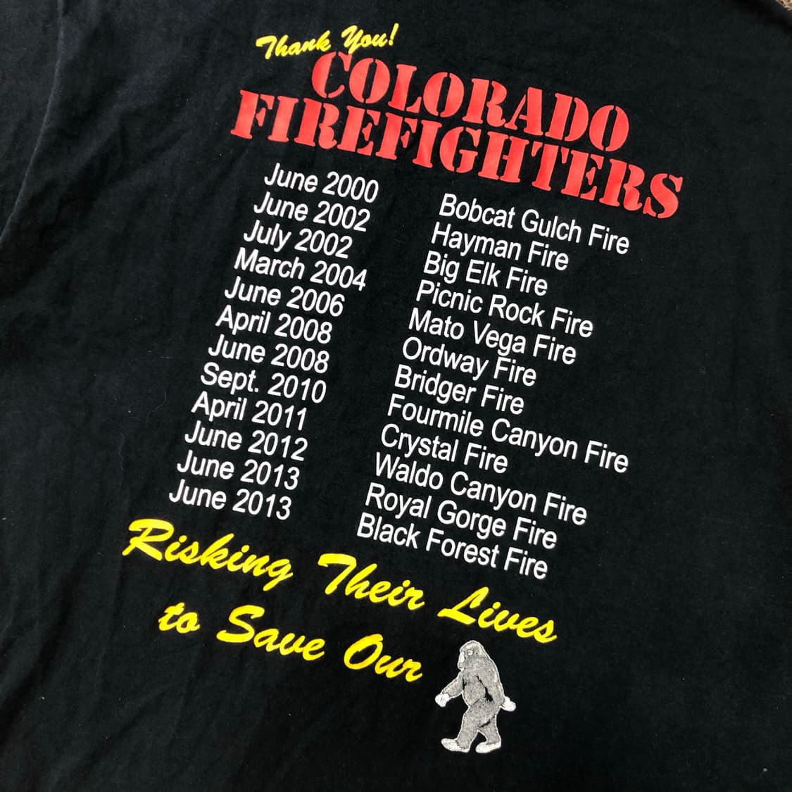 길단 빈티지 FIREFIGHTERS 티셔츠 상품이미지2