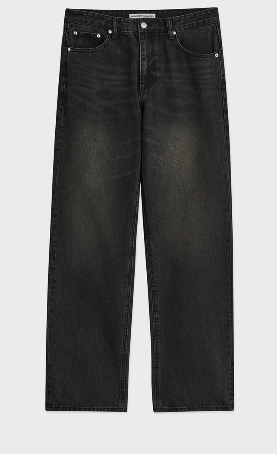 WIDE DENIM PANTS - BLACK 상품이미지2