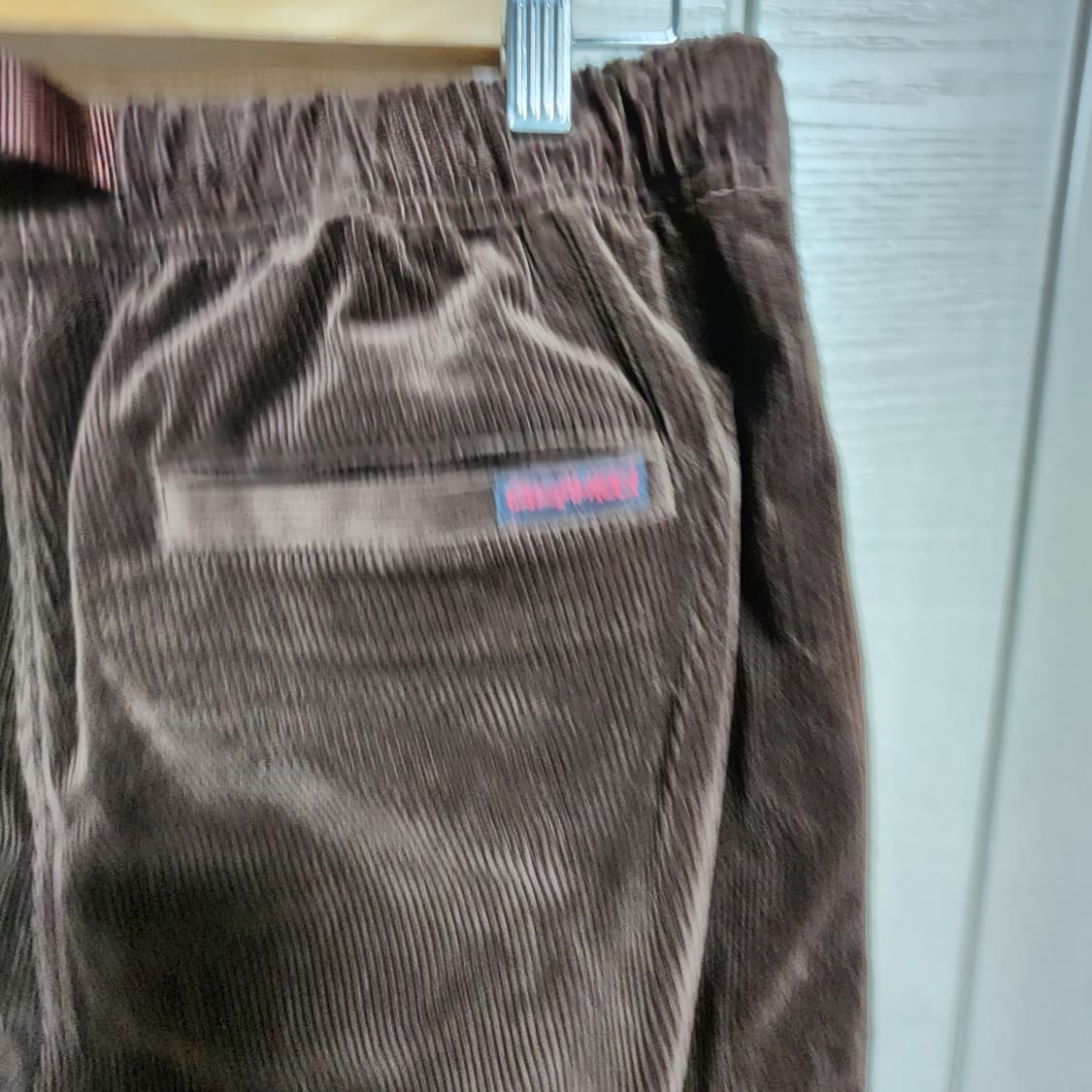 그라미치 브라운 코듀로이 벨티드 골덴 팬츠 L 상품이미지4