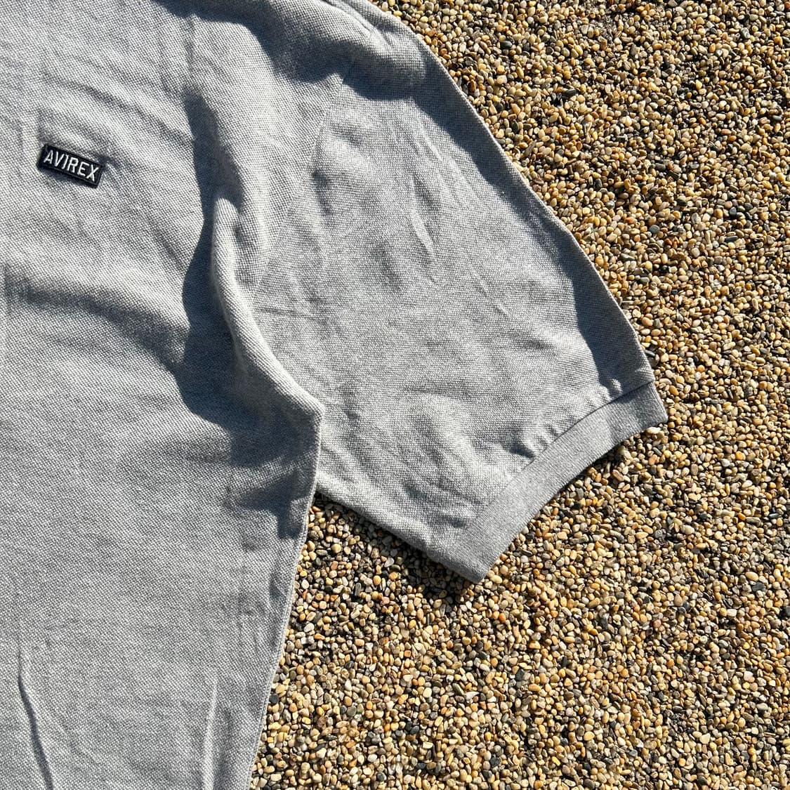 아비렉스 그레이 포켓 반팔 카라티 상품이미지3