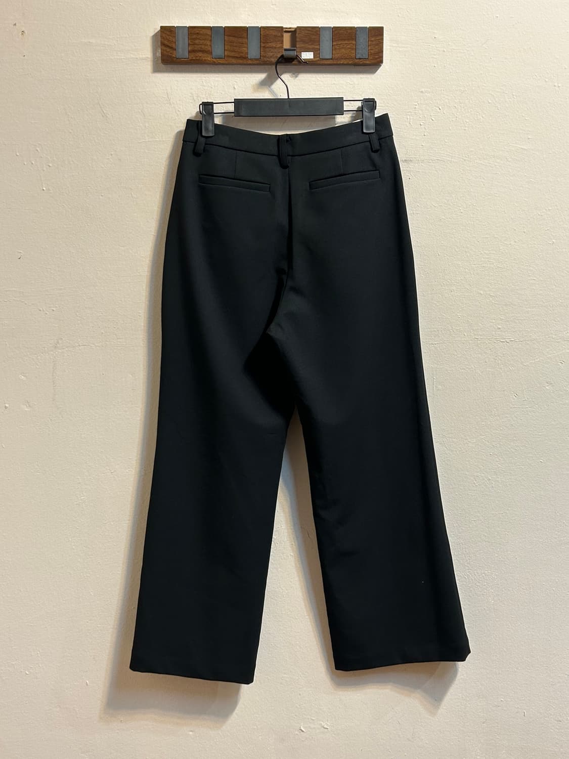 (deadstock) 로우 타이드 블랙 와이드 핏 슬랙스 상품이미지4