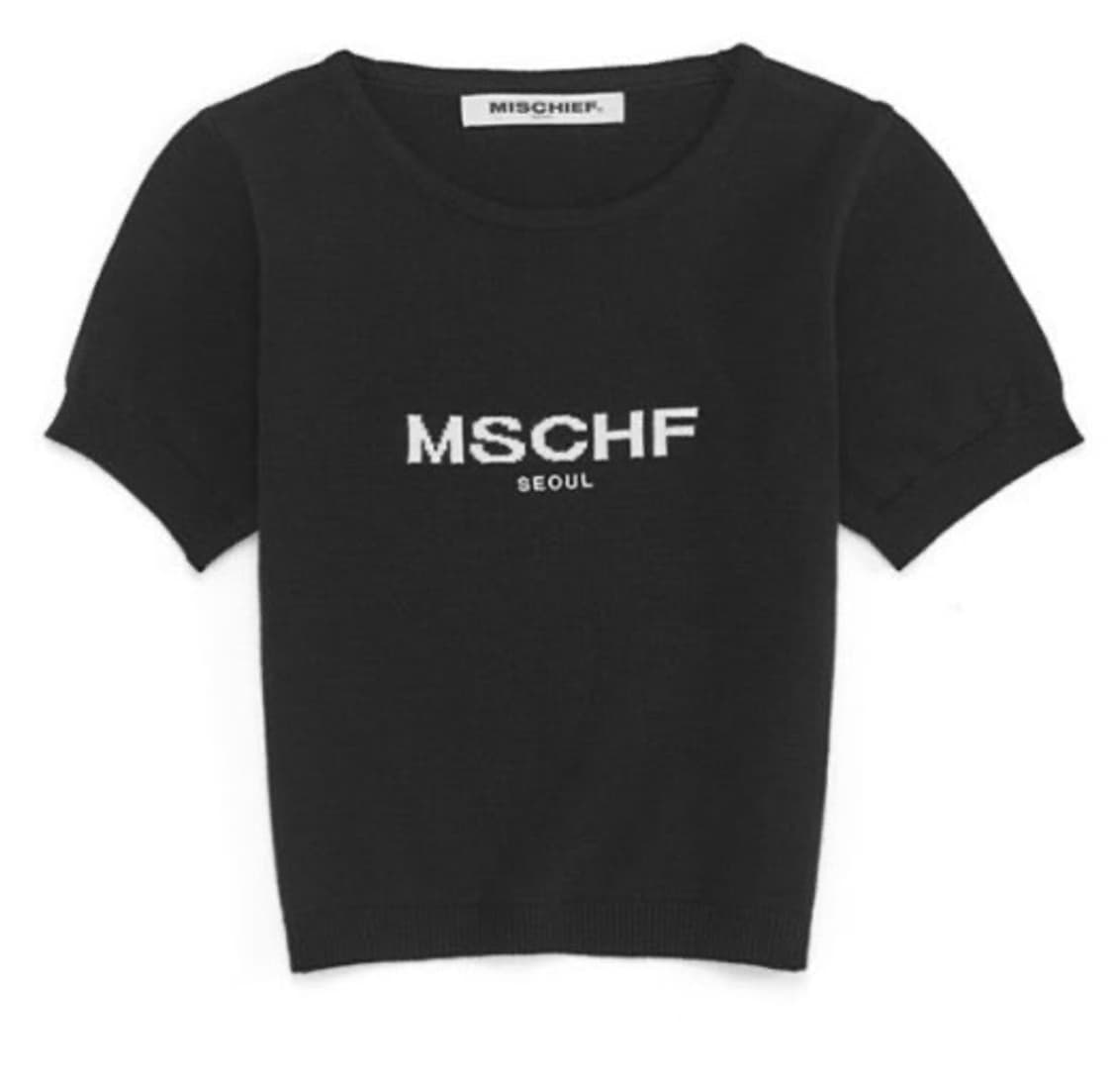 MSCHF 미스치프 인타시아 크롭니트 블랙 상품이미지1