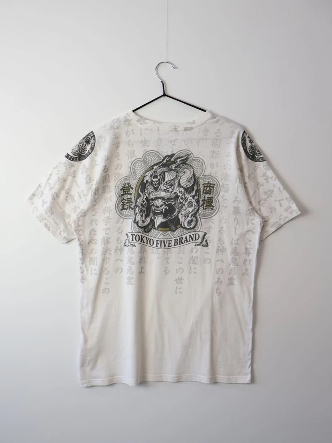 Tokyo Five Y2K Kanji Skull Tee 상품이미지5