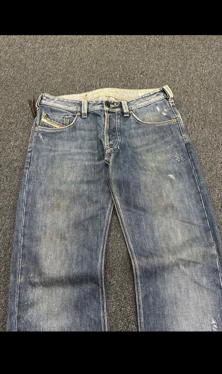 디젤 빈티지 워싱 자수 데님팬츠  상품이미지7