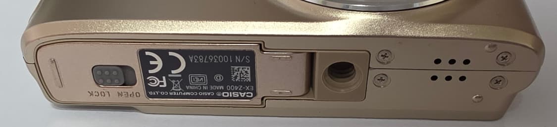 (태연디카,풀박) 카시오 엑슬림 z400 골드 상품이미지3