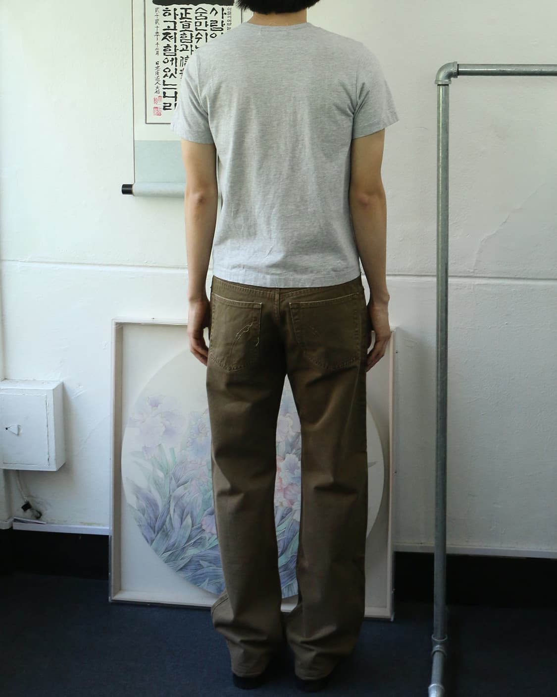 돌체 앤 가바나 스트레이트 코튼 팬츠 상품이미지3