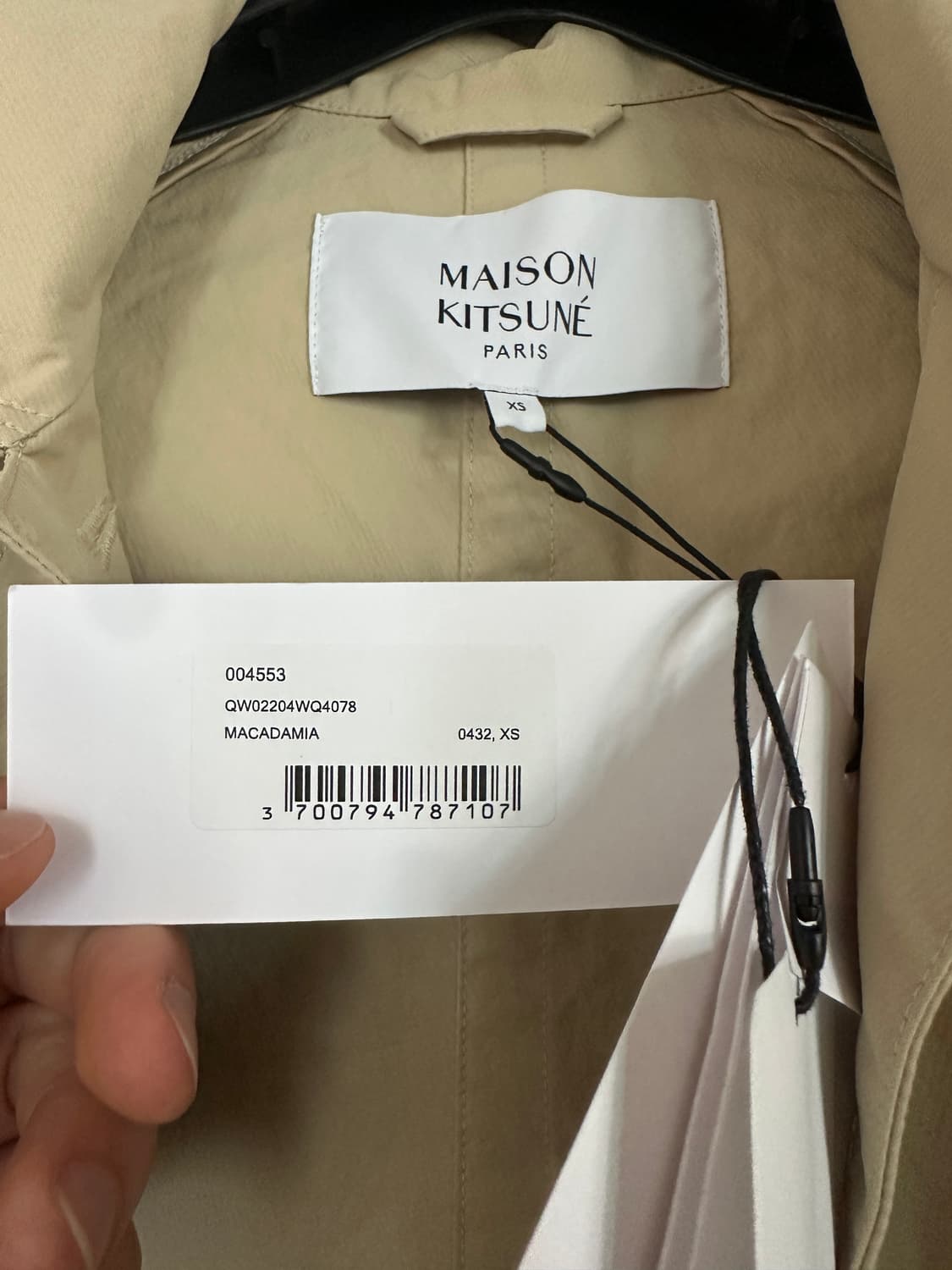 메종 키츠네 유니섹스 나일론 맥코트 상품이미지4