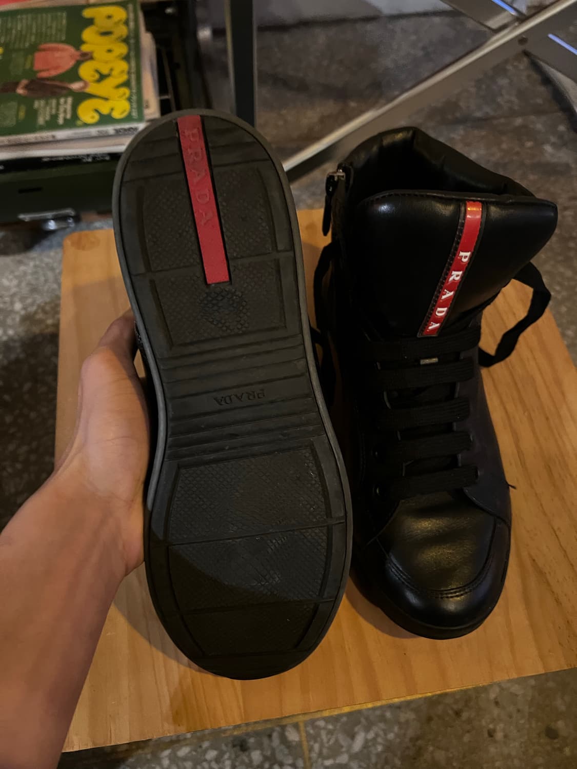 Prada sport 하이탑 상품이미지4