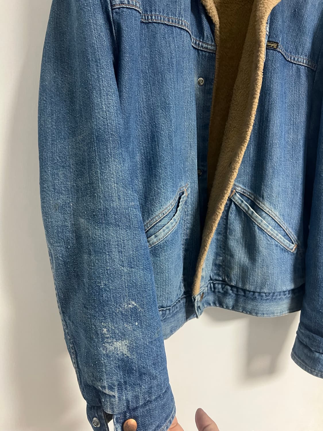 44) 70‘s 랭글러 쉐르파 자켓 기묘한이야기 자켓 상품이미지4