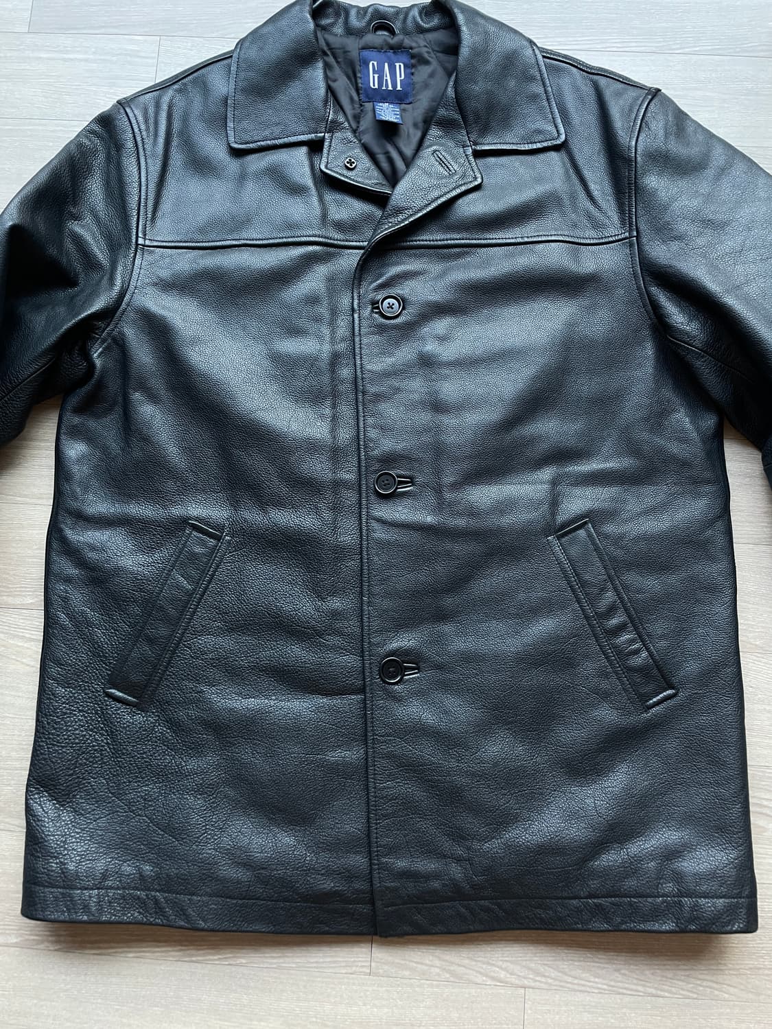 90s 올드갭 레더 카코트 gap carcoat 상품이미지5