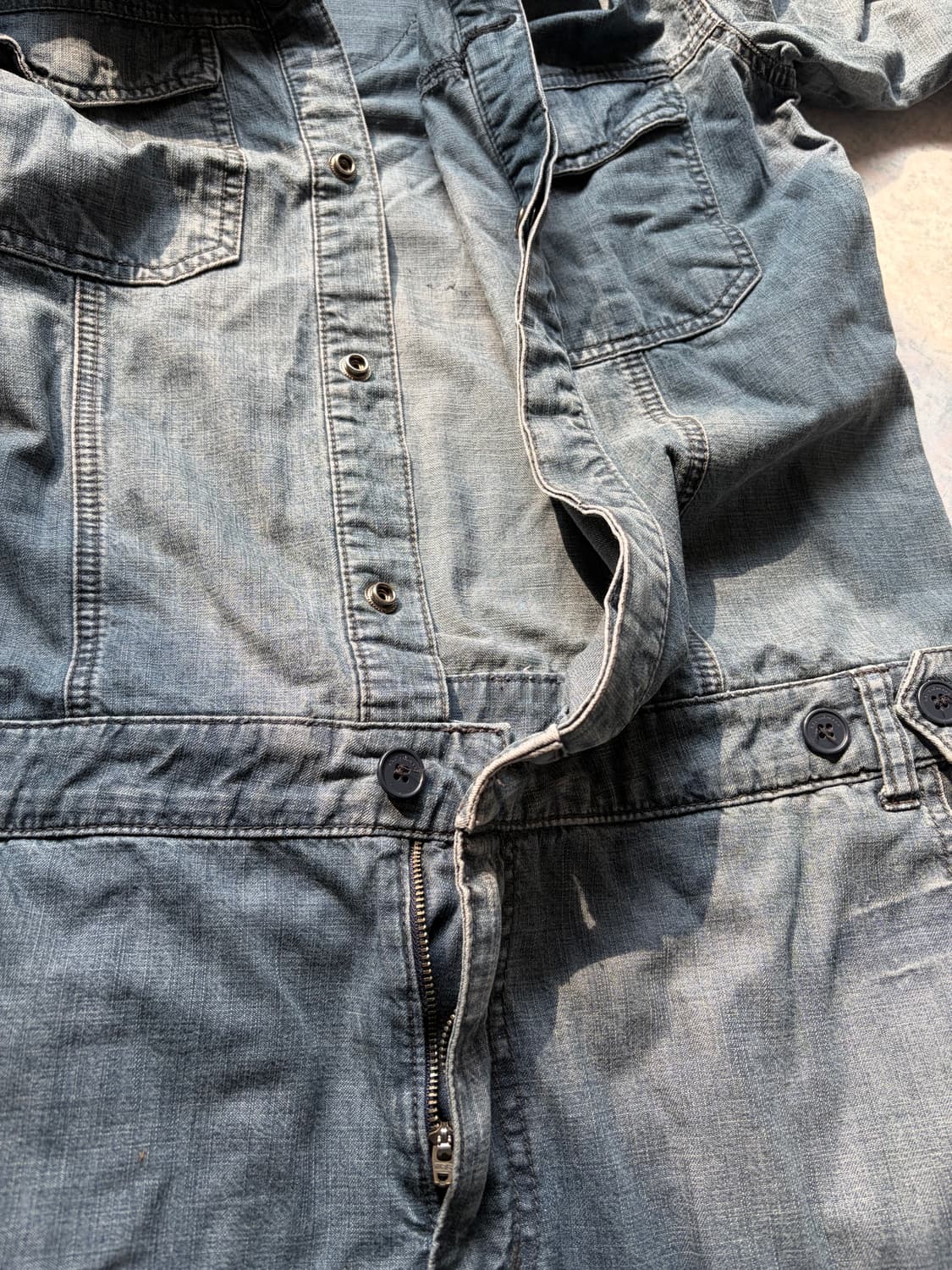 카이아크만 커스텀 데님 점프수트 상품이미지5