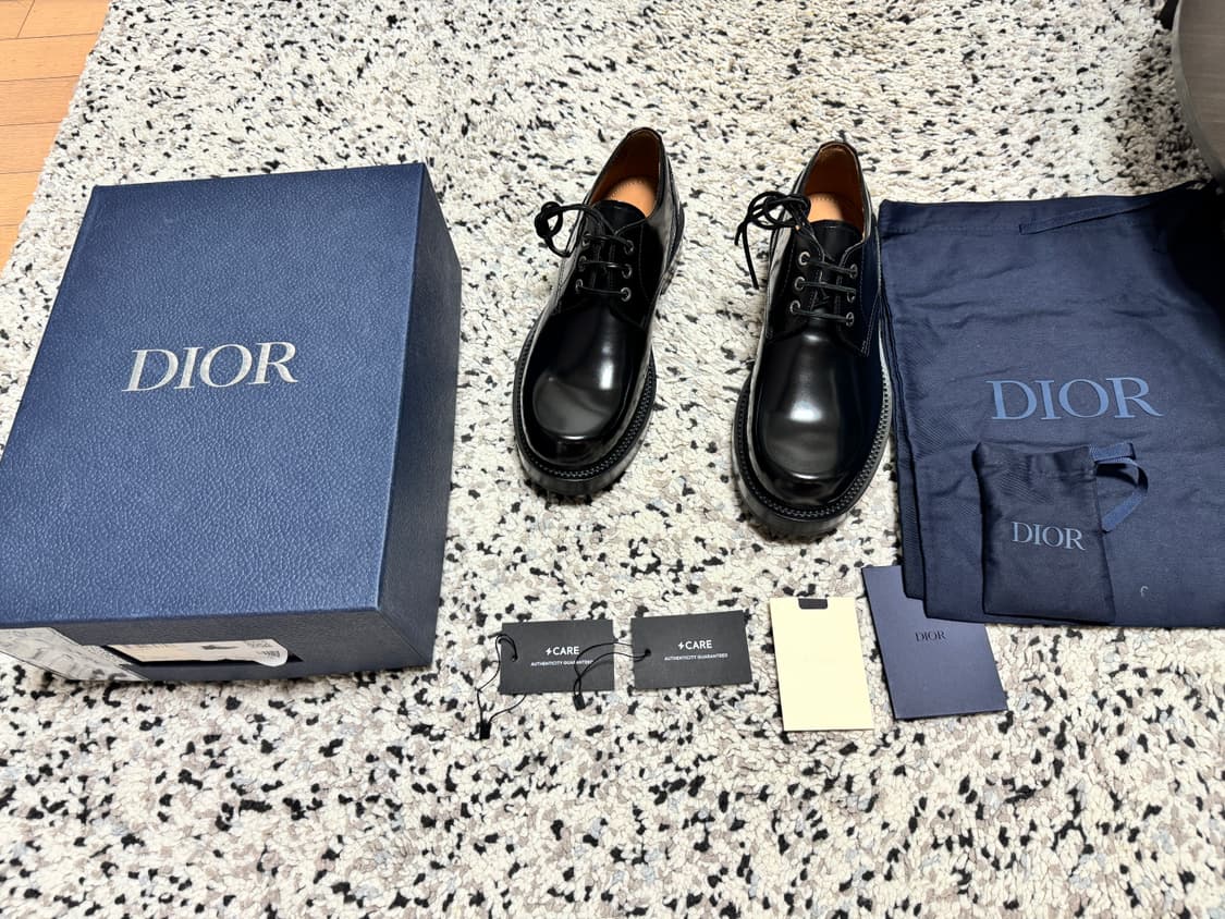 디올 카를로 더비슈즈 블랙 43사이즈 상품이미지3