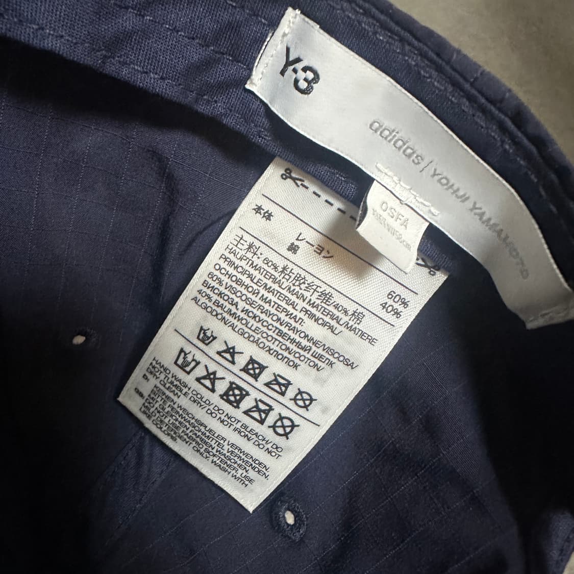 Y3 볼캡 모자 상품이미지3