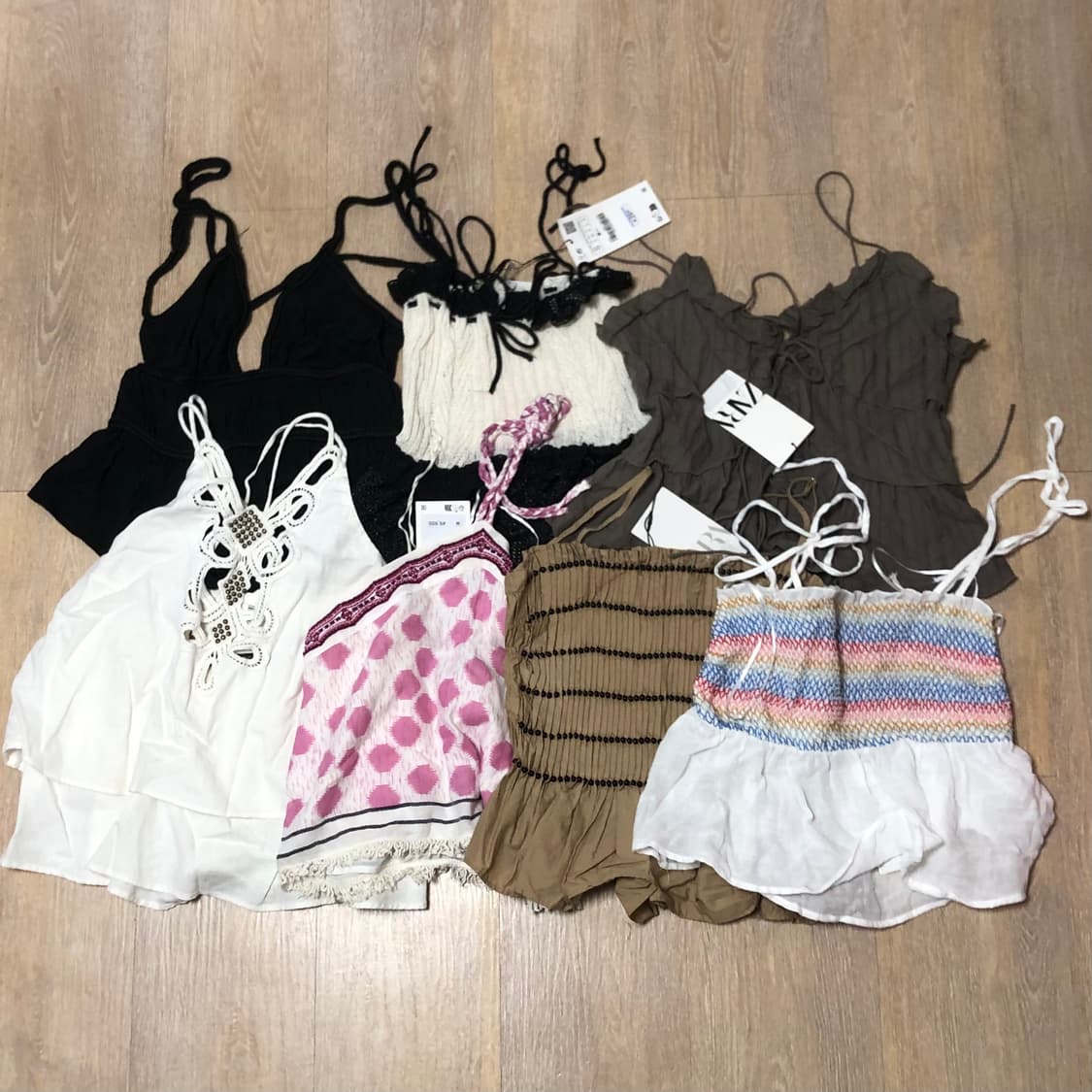 자라 슬리브리스 새상품 7종 일괄 에스닉 린넨 레이어드 빈티지  상품이미지1