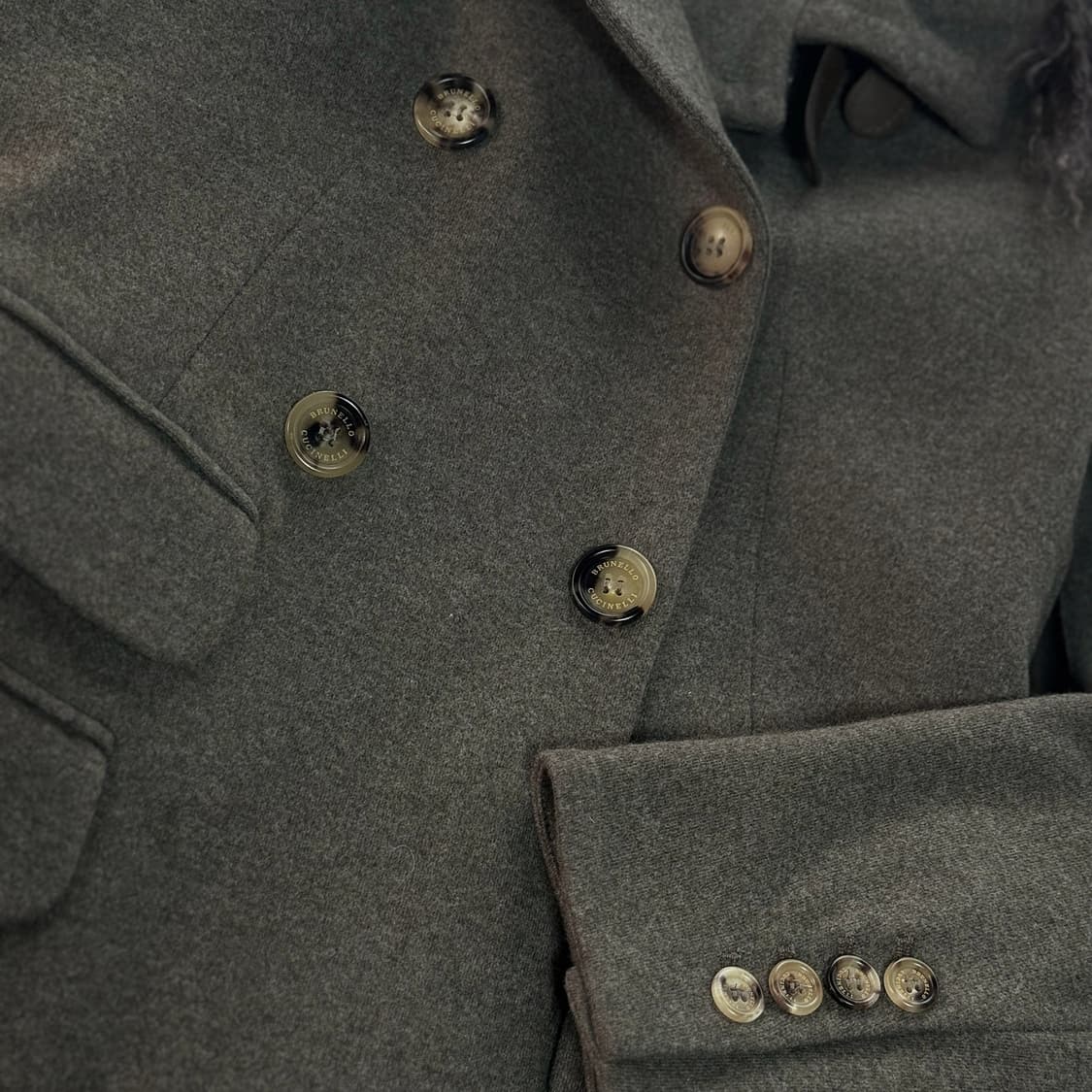 브루넬로쿠치넬리 울 캐시 코트 상품이미지4