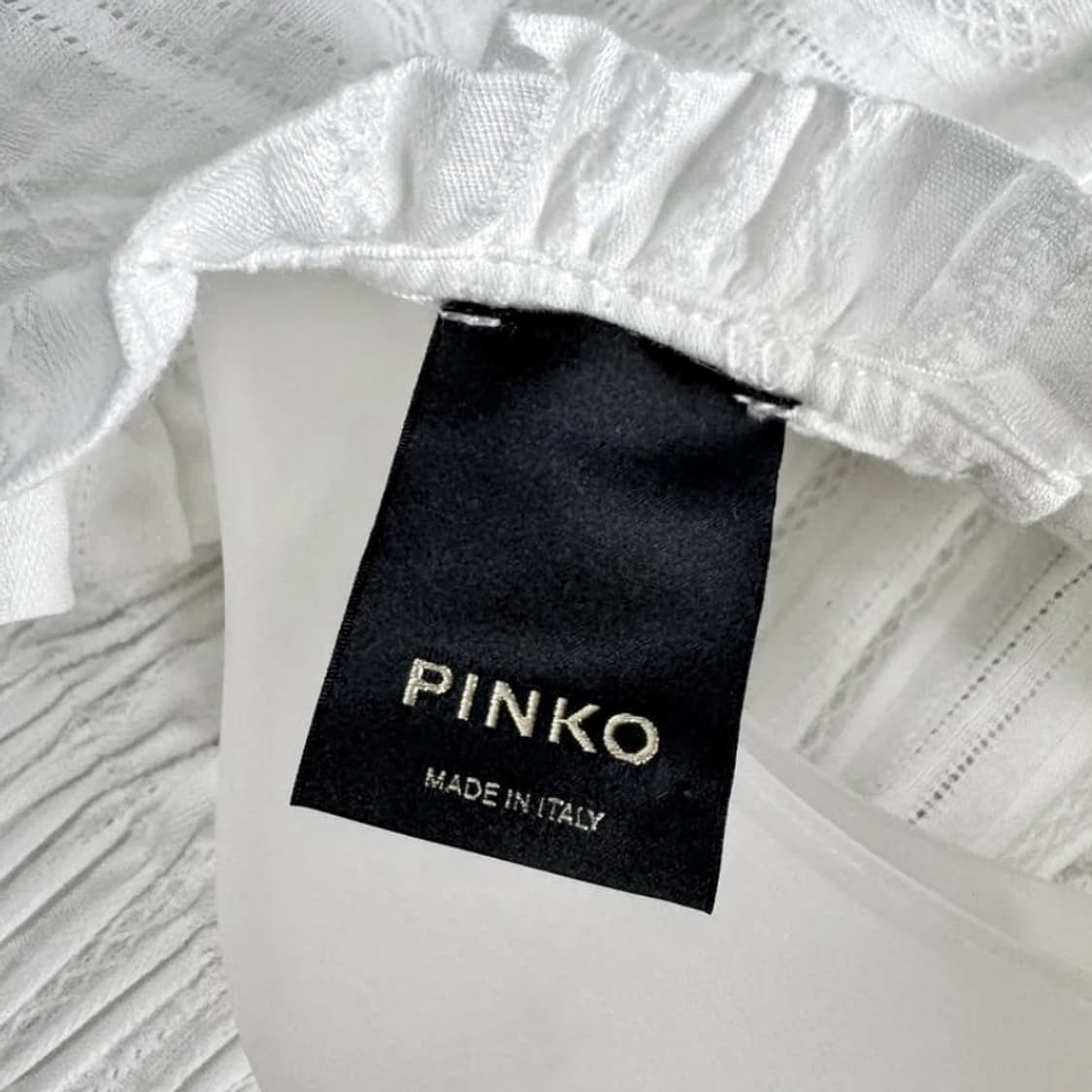 핀코 PINKO 리치오네 프릴 원피스 상품이미지4