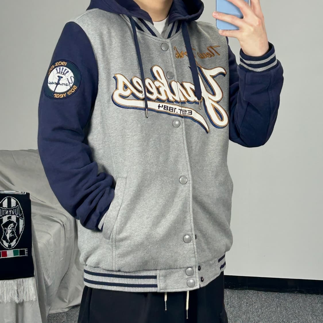  MLB 뉴욕 양키스 스타디움 바시티 자켓 XL   상품이미지1