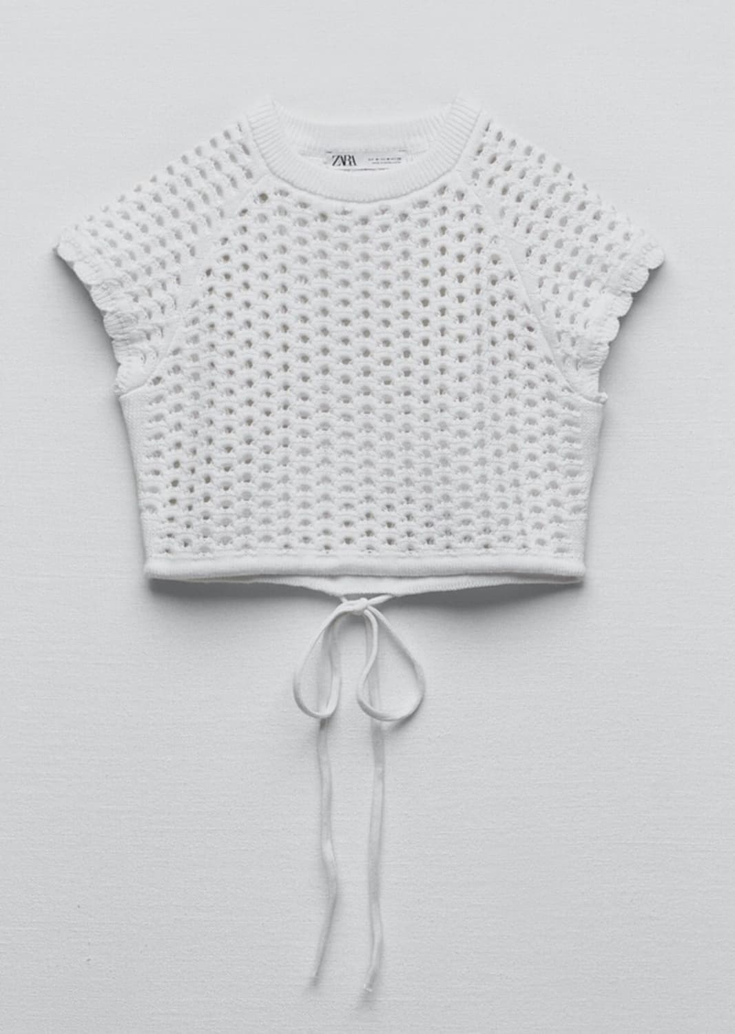 zara slit knit crop top 상품이미지1