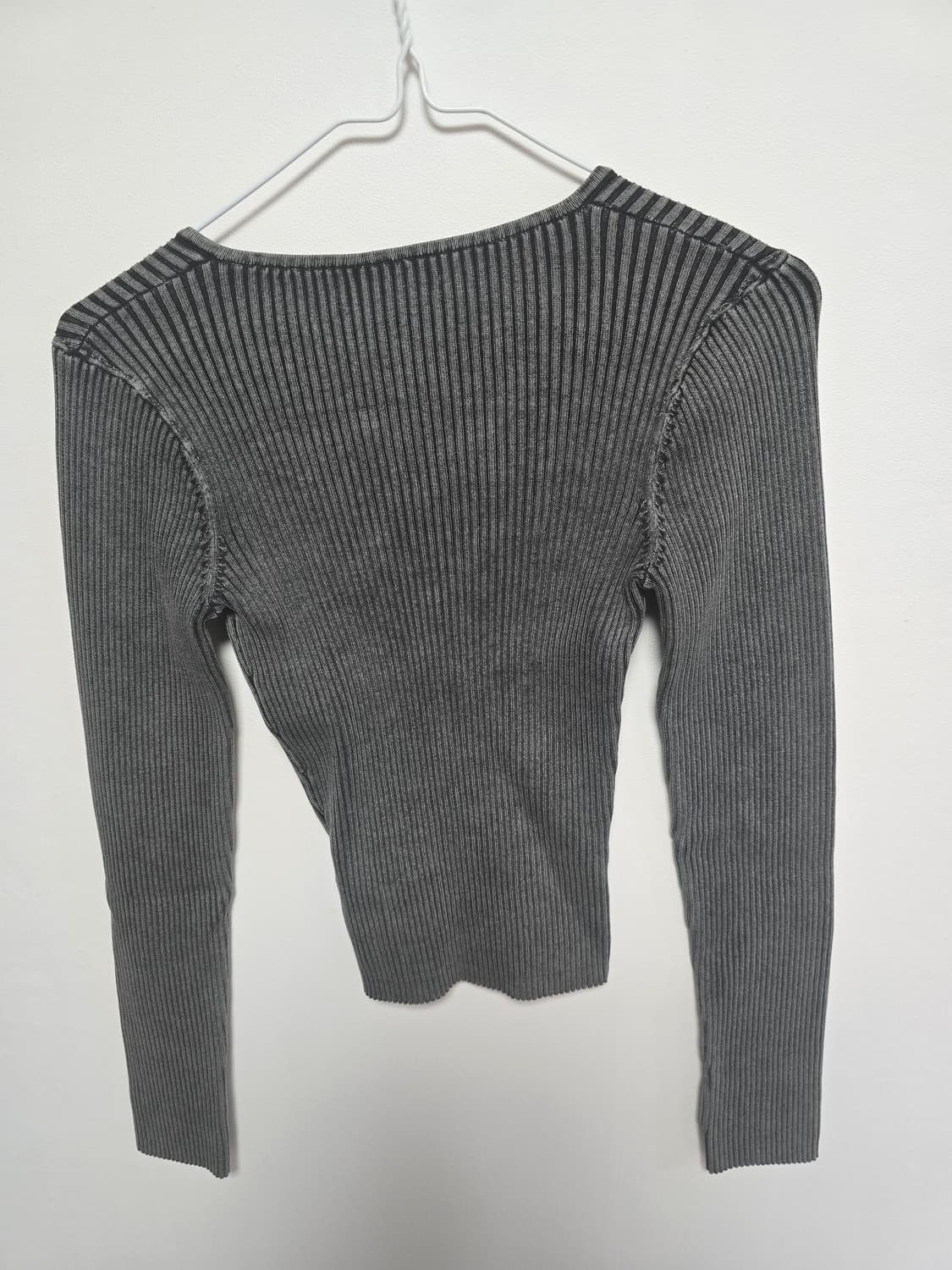 스위트 하트 피그먼트 롱 슬리브 (차콜) 상품이미지3