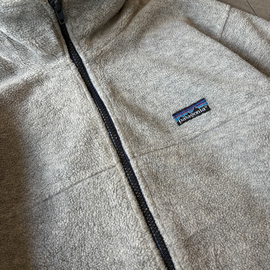 80년대 미국 생산 파타고니아 다크 그레이 플리스 자켓 상품이미지4