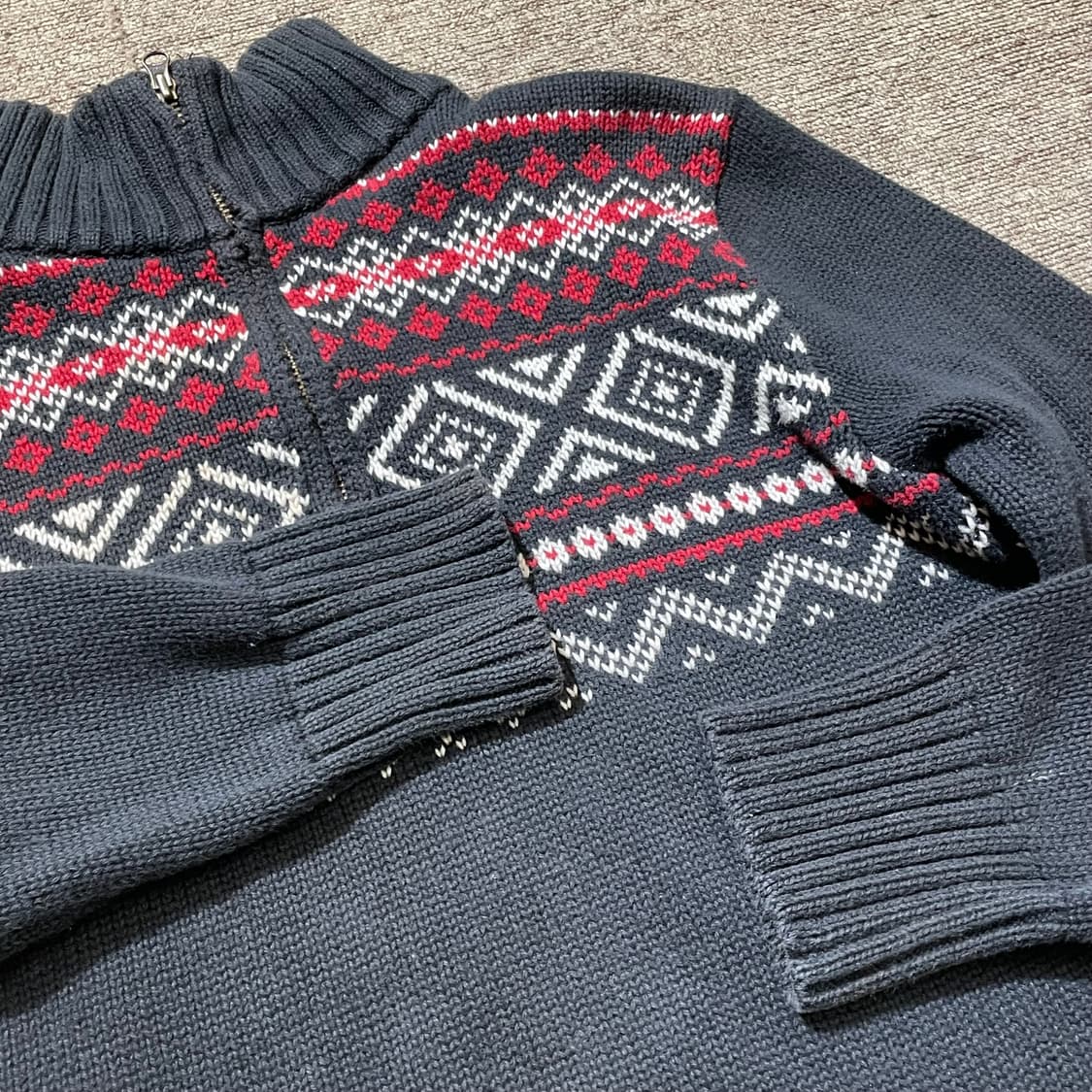 (M) CHAPS 챕스 반집업 니트 상품이미지6