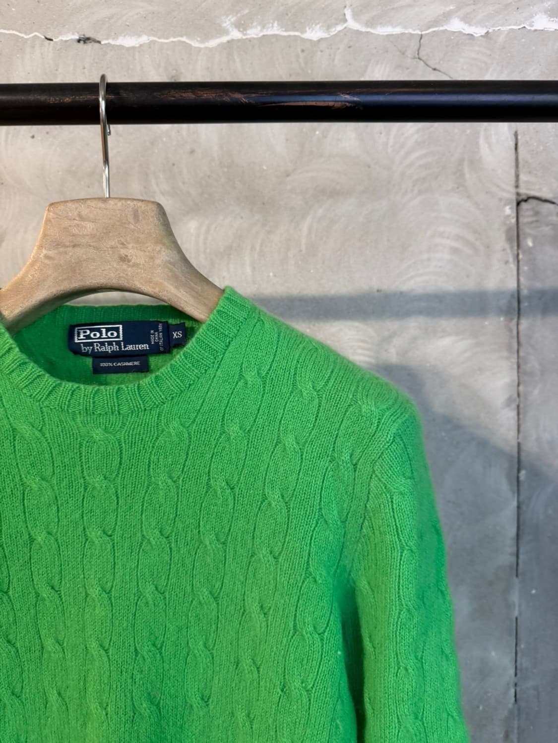 폴로 랄프로렌 캐시미어 케이블 니트 55~66 상품이미지4