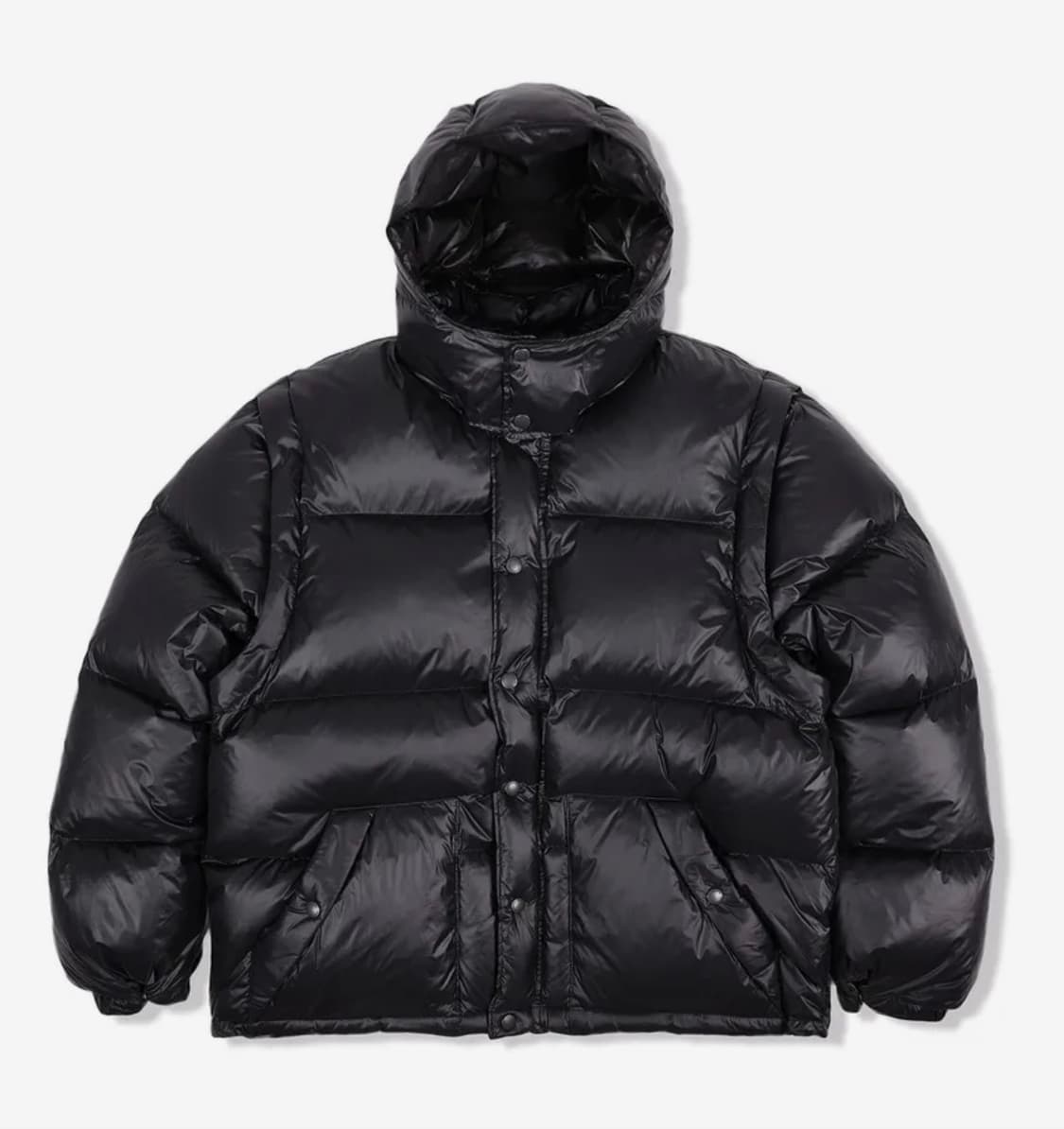 아웃스탠딩 DETACHABLE DOWN JUMPER_BLACK 상품이미지1