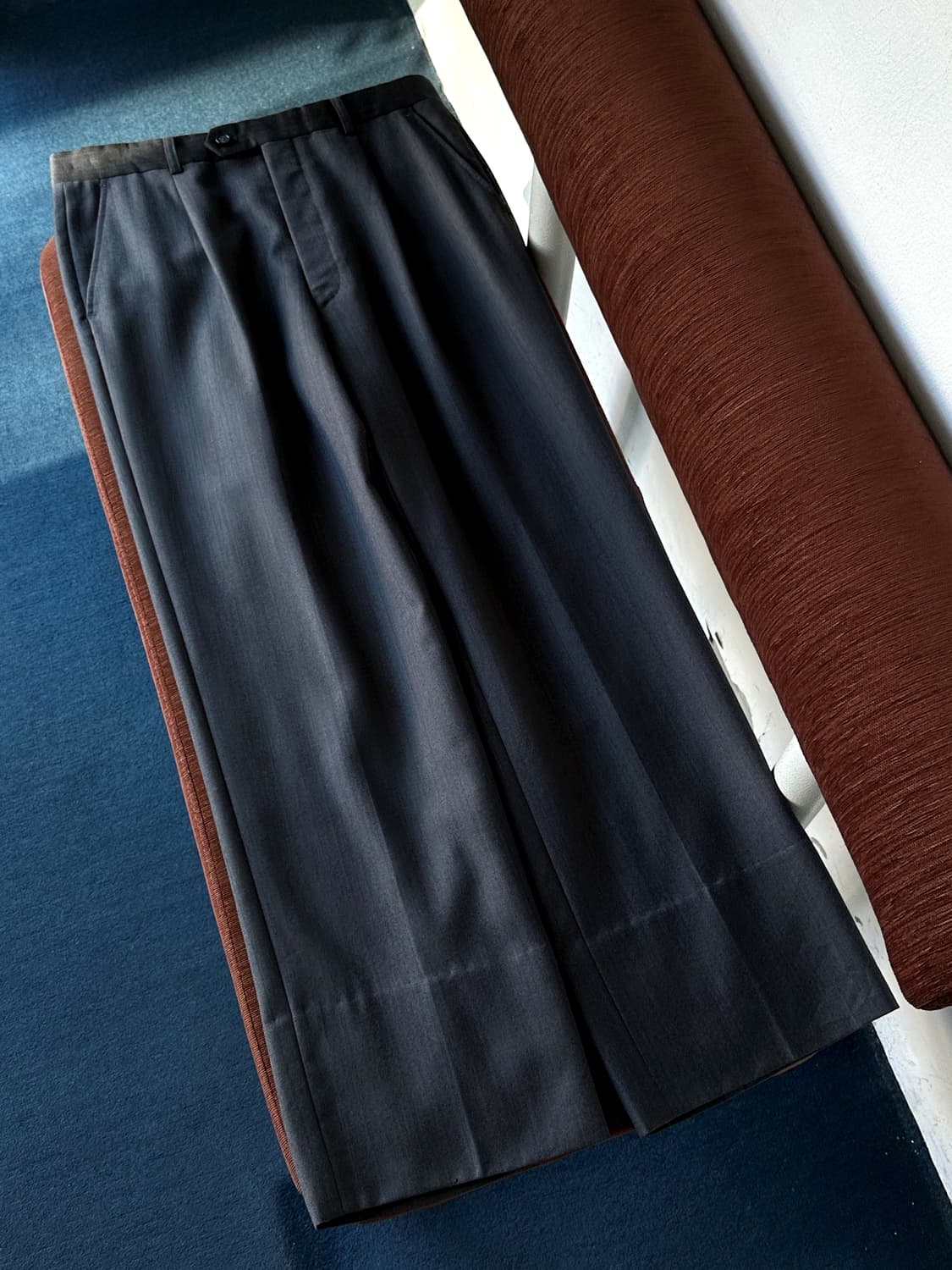 1 pleats patterned wool trousers 상품이미지7