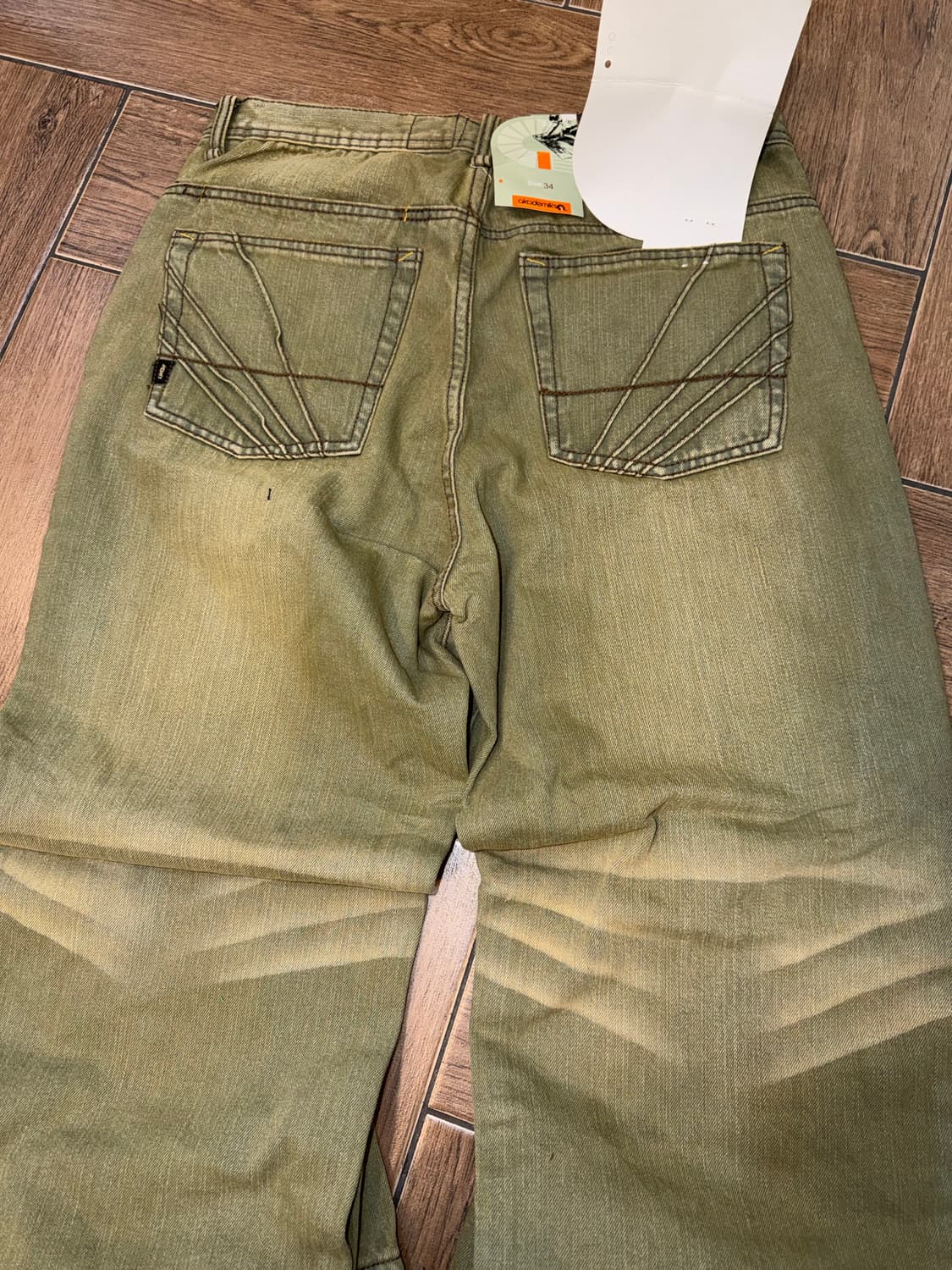 Hip-Hop Washed Denim Pants 상품이미지9