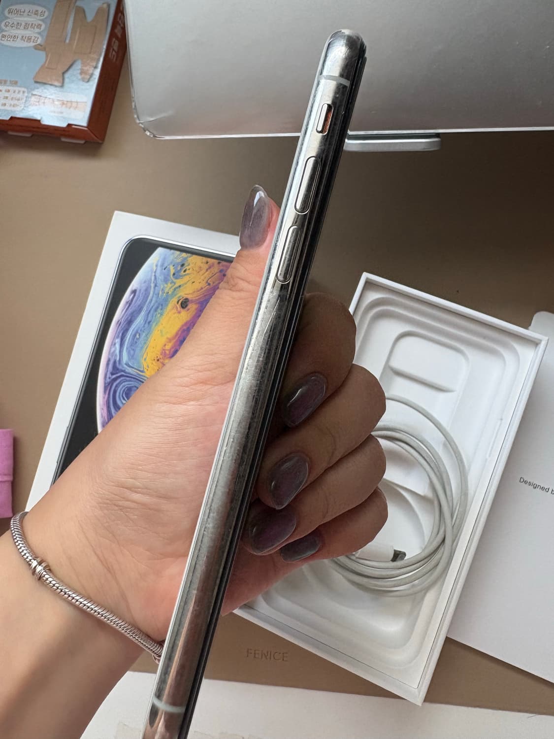 아이폰 XS 실버 256GB 상품이미지5