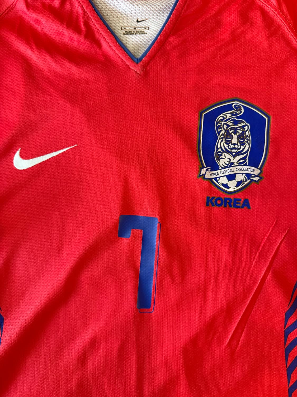 [M/95]2006 대한민국 국대 홈 박지성 유니폼 106215-640 상품이미지3