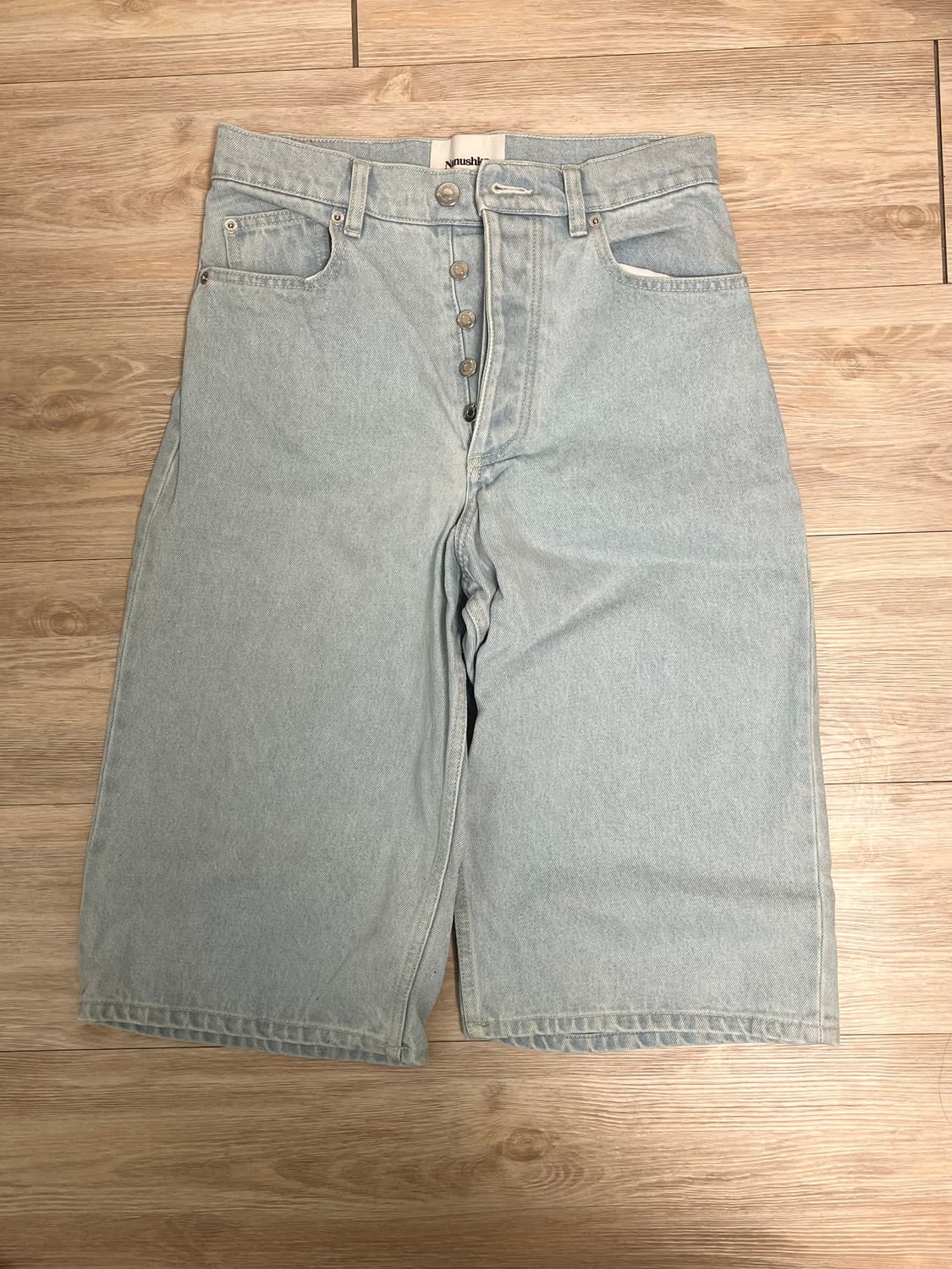 Nanushka 나누슈카 버뮤다 데님 팬츠 상품이미지1