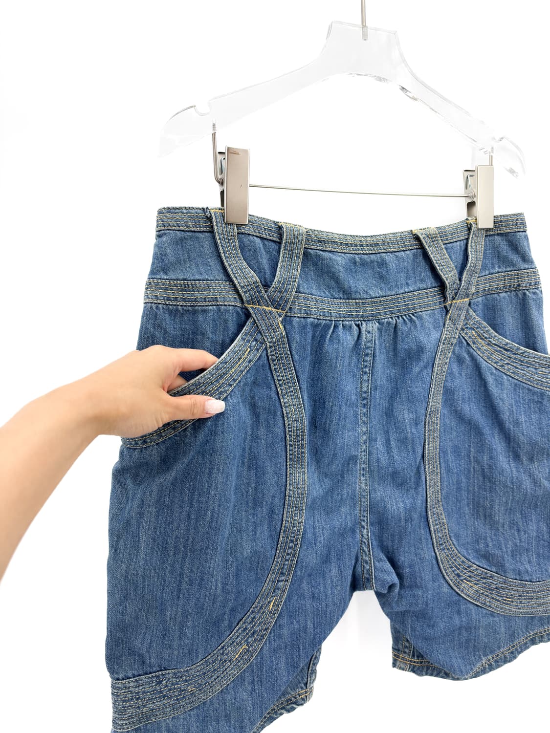 츠모리 치사토 벌룬 데님 팬츠 상품이미지8