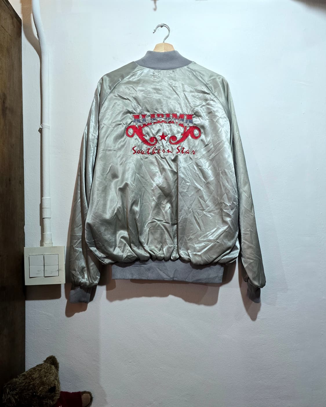 Promo Satin Varsity Jacket (새틴 바시티) 상품이미지2