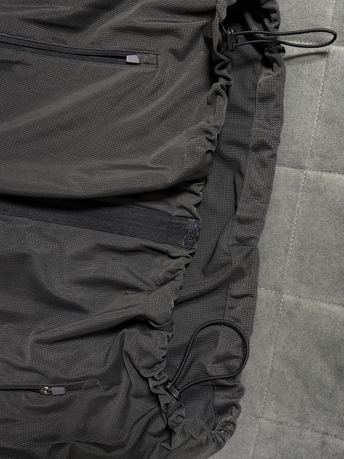 산산기어 지퍼 메쉬 자켓 블랙 상품이미지5