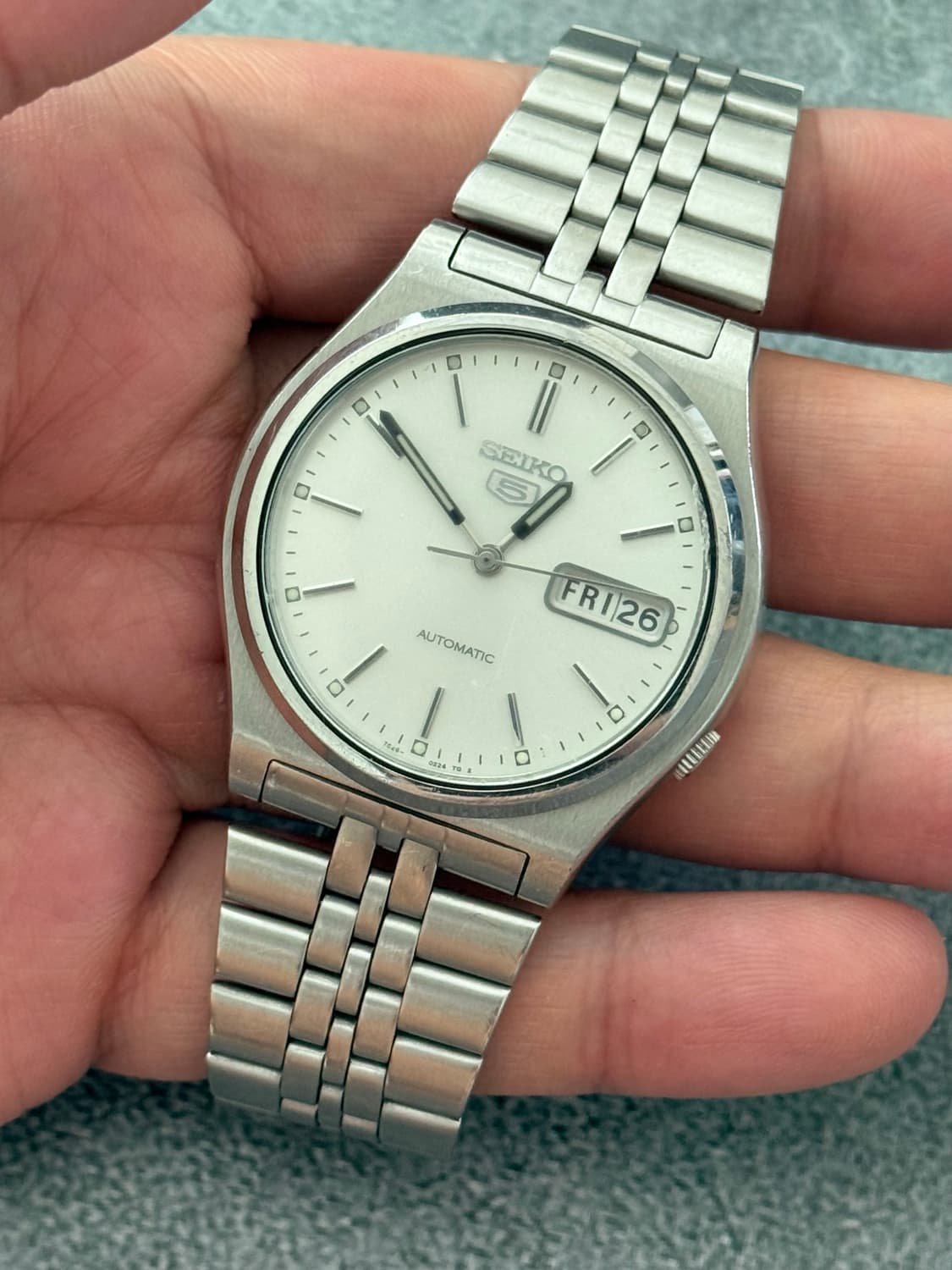 Seiko 세이코 5 AUTOMATIC 시스루 백 1998 상품이미지3