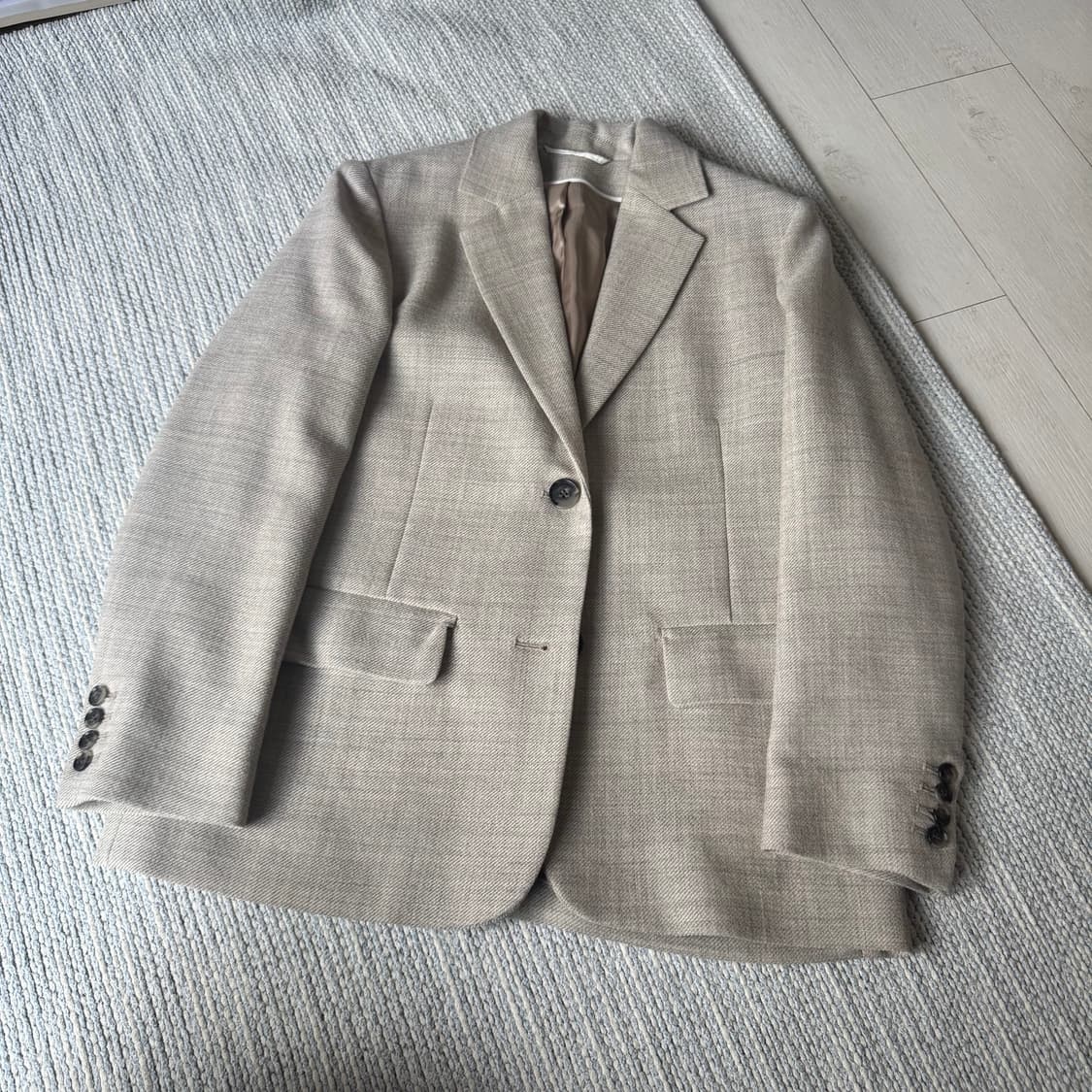 COS 코스 테일러드 킹트윌 자켓 MANTECO 상품이미지1