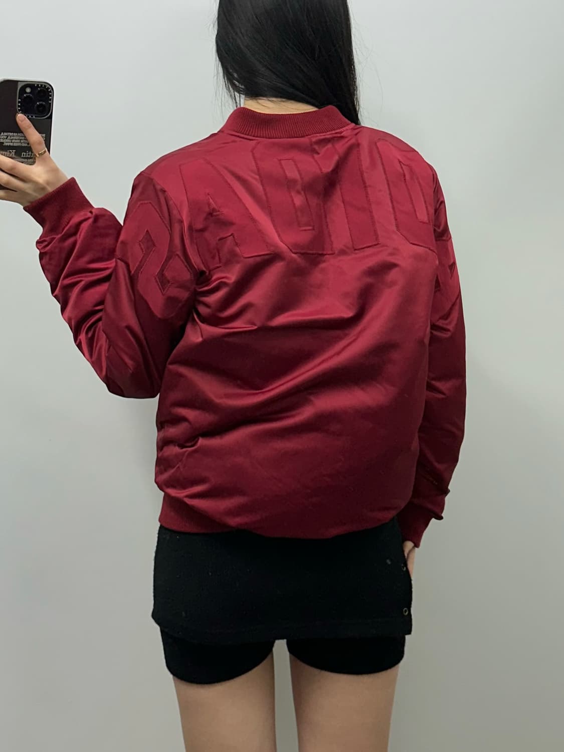 아디다스 파이어버드 버건디 봄버 자켓 상품이미지2