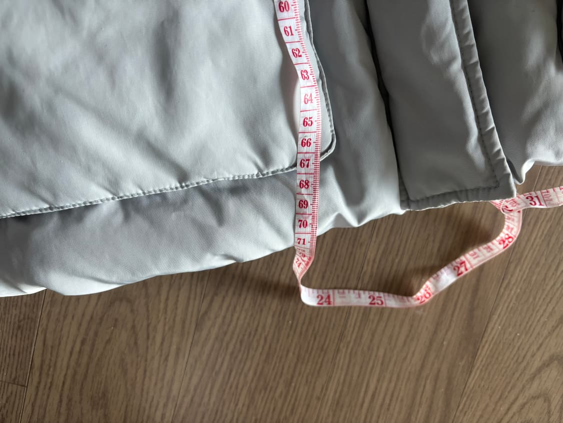 새상품급 온앤온 사가퍼 패딩 연그레이 55 상품이미지10