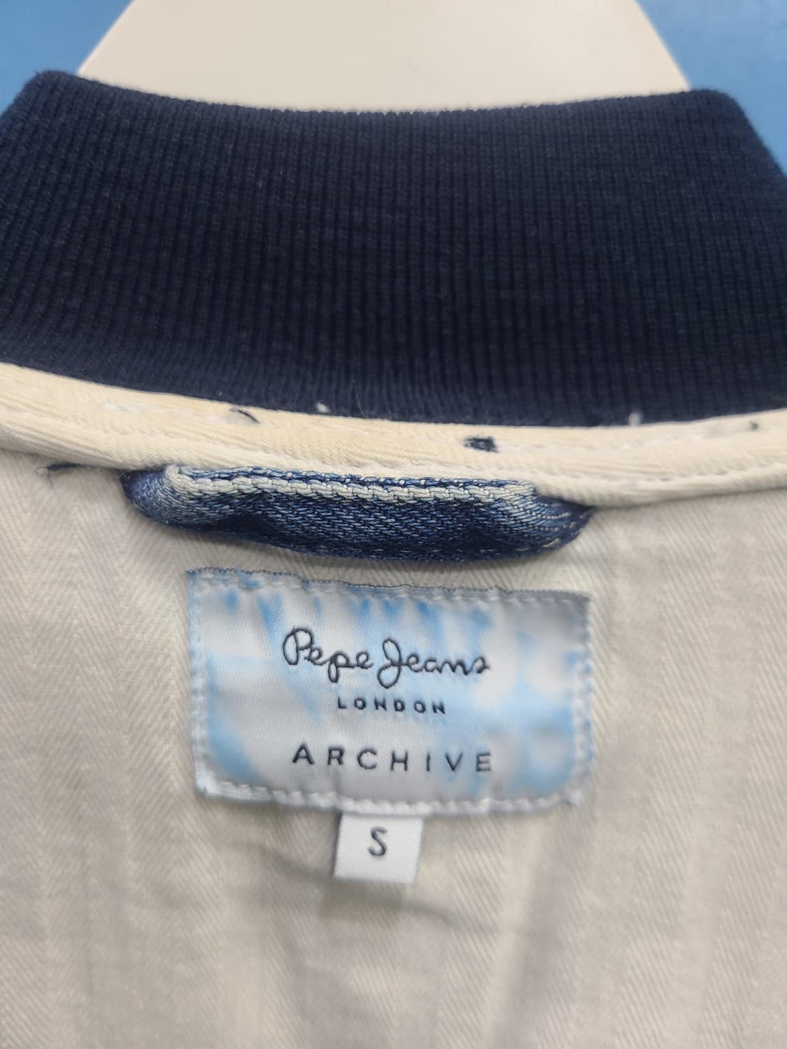 영국빈티지 페페진 ma-1항공데님봄버자켓 상품이미지6