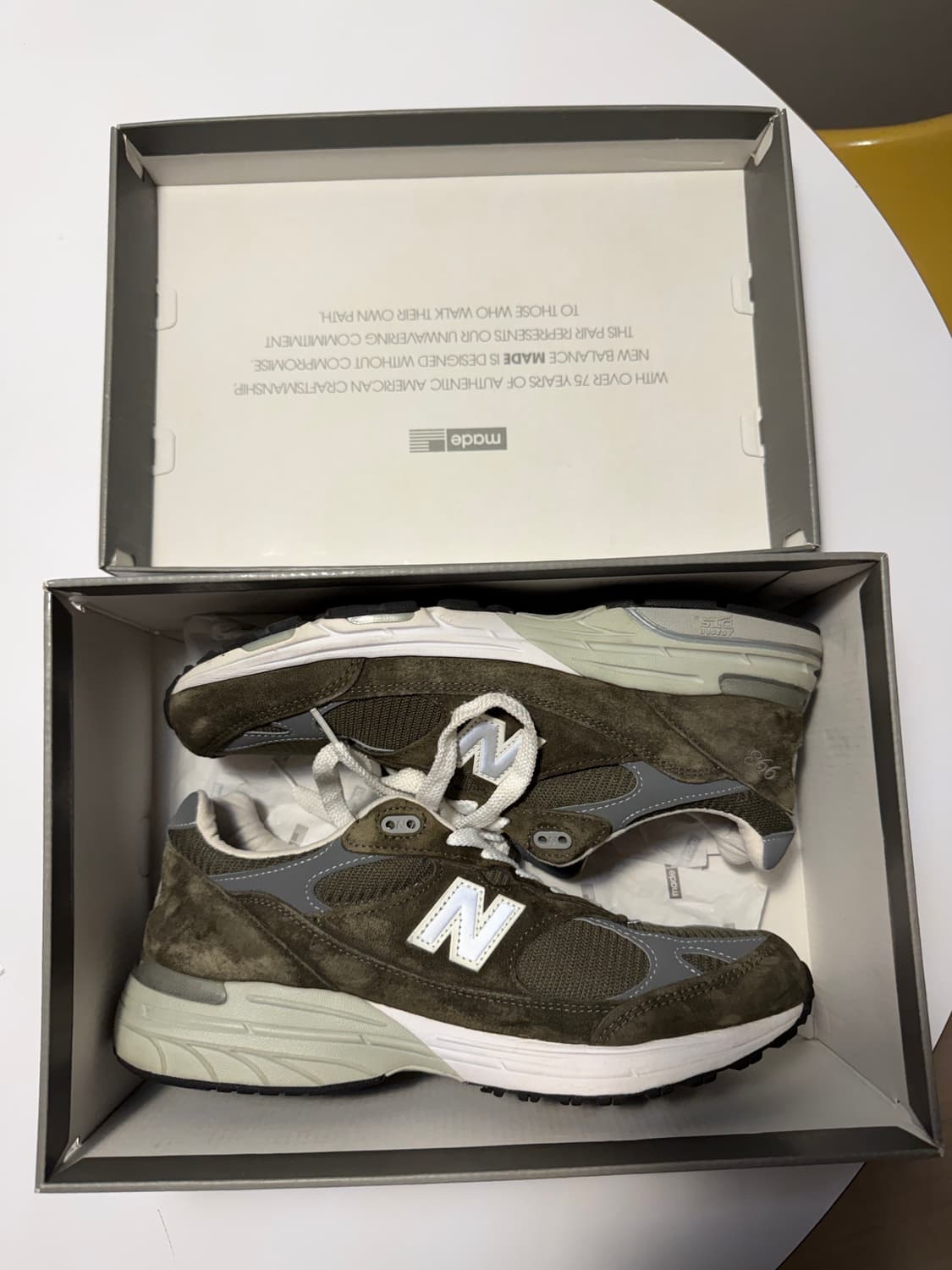 뉴발란스 993 올리브 usa 280 us10 상품이미지3