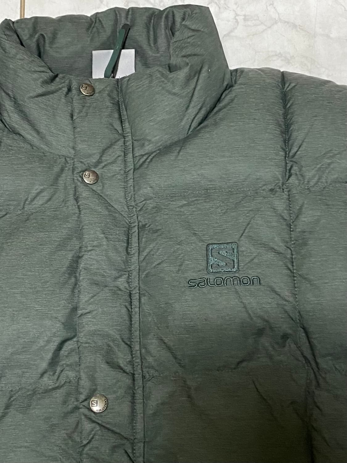 살로몬 패딩조끼 다크그린 사이즈 105 상품이미지2