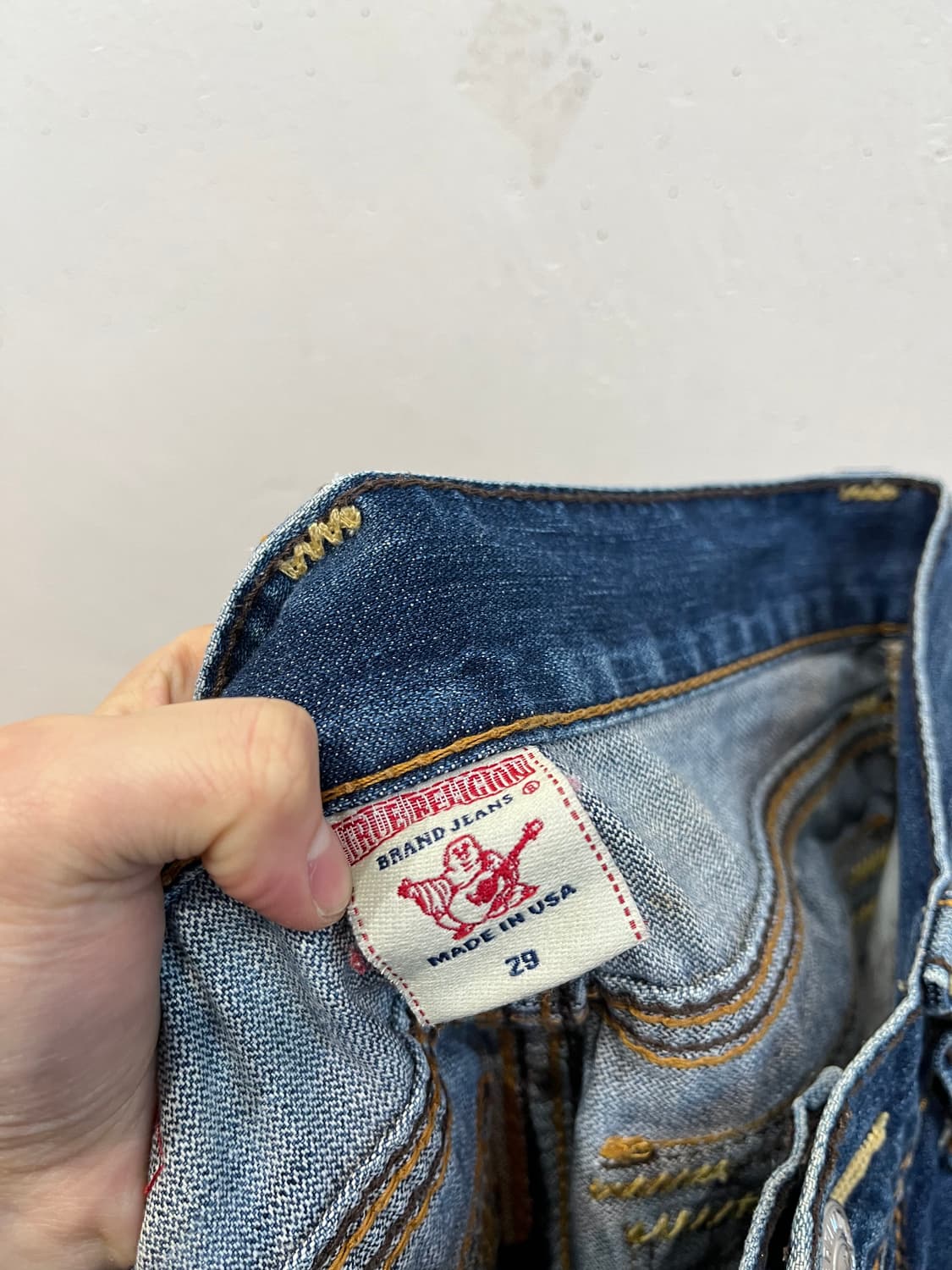 트루릴리전 Ricky Big QT 로우라이즈 데님팬츠 상품이미지5