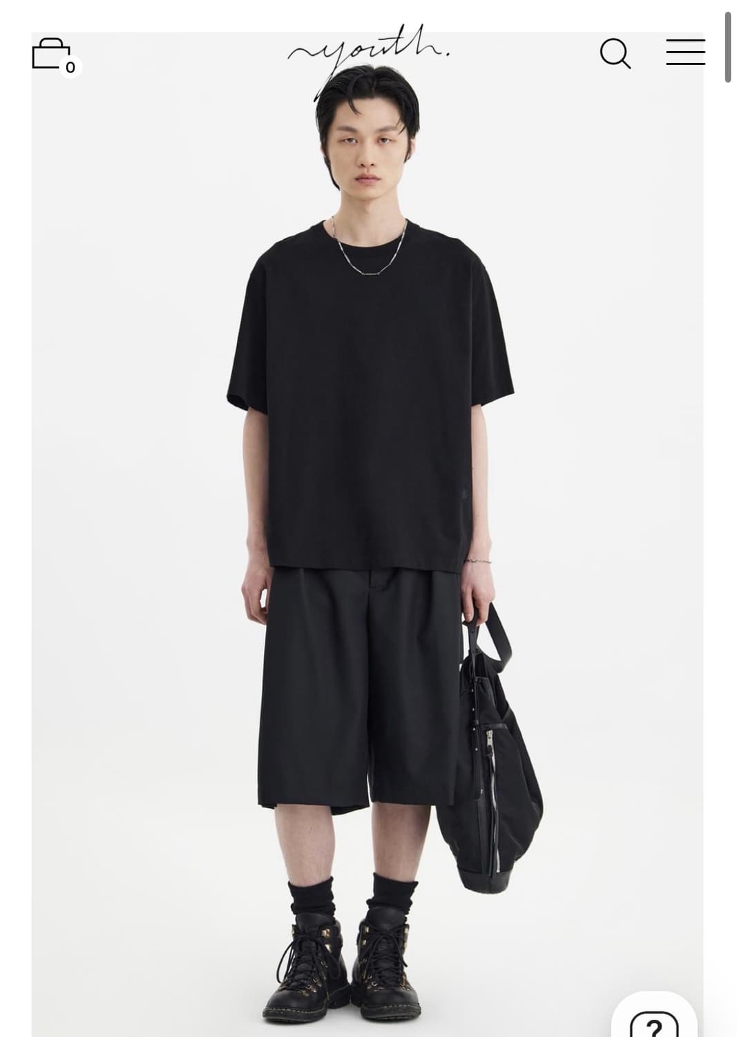 유스 프린팅 패널 티셔츠  상품이미지2