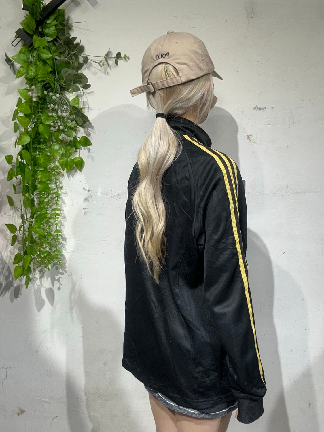 아디다스 블랙 골드 삼선 트랙탑 져지 M 상품이미지5