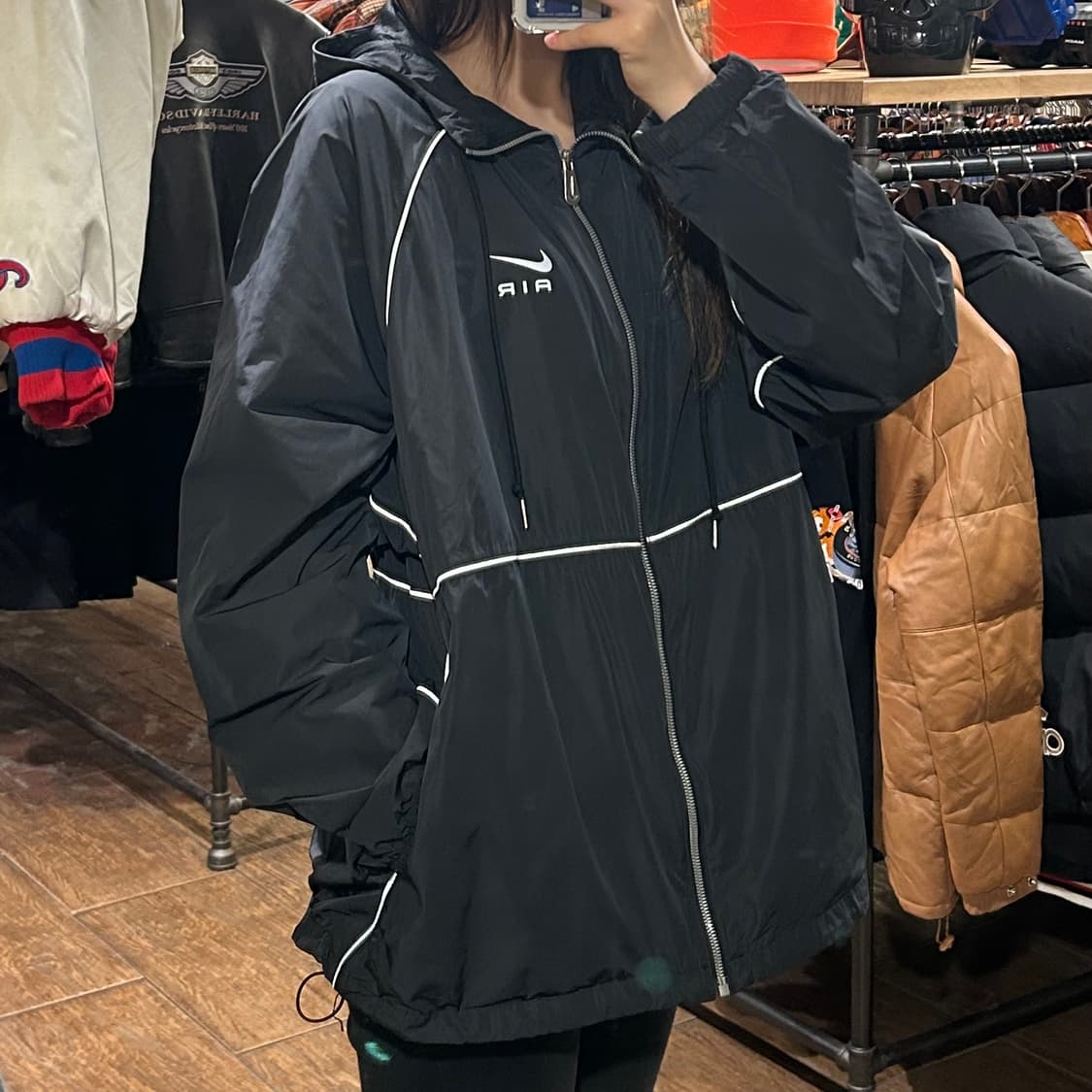 [HI] 나이키 nike 바람막이 블랙 상품이미지3