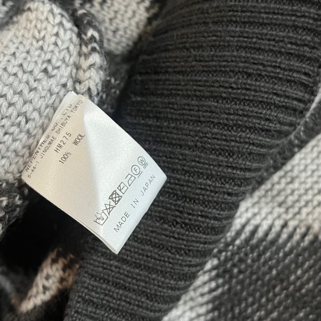 needles 아가일 니트 상품이미지4